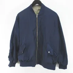 アーバンリサーチ サニーレーベル URBAN RESEARCH Sonny Label LA24-27T703 リバーシブル ジャケット Free 紺系 ネイビー ジップアップ 無地 ブルゾンのサムネイル