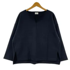 green label relaxing グリーンレーベルリラクシング スリットネック サイドスリット ニットカットソー size表記なし/ネイビー