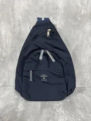 美品 anello GRANDE アネログランデ タグ付き ワンショルダー ボディ バッグ sizeF/紺 ■■ レディース