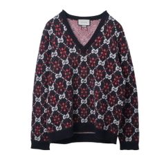 新品未使用】GUCCI GG総柄 ウールセーター 692900 ブラック - メルカリ