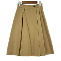 UNTITLED   アンタイトル  タックスカート size1/ベージュ