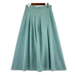 UNTITLED   アンタイトル  ロングフレアスカート size42/グリーン系