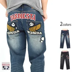 HONDA×PANDIESTA WING LOGOデニムパンツ◆PANDIESTA JAPANのサムネイル