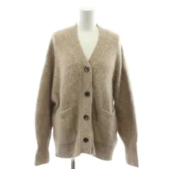 グリーンレーベルリラクシング ユナイテッドアローズ green label relaxing アルパカシャギーVネックカーディガン 長袖 F ベージュ /RR