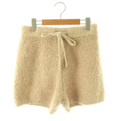 ジェラートピケ gelato pique モコモコショートパンツ イージー ルームウエア F ベージュ /CX ■OS