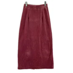 DISCOATディスコート コーデュロイ ナロースカート sizeF/ピンク系