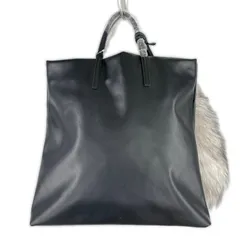 美品 JOURNAL STANDARD ジャーナルスタンダード タグ付き ファーチャーム付き 2wayハンドバッグ size-/ブラックのサムネイル