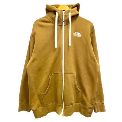 ザノースフェイス THE NORTH FACE NT11930 パーカー ジップアップ ジップパーカー 上着 ロゴ 刺繍 裏起毛 XL ベージュ