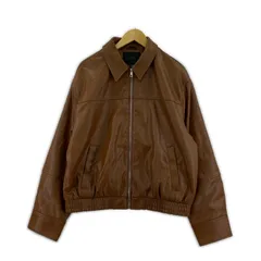 ZARA ザラ ステンカラー フェイクレザージャケット sizeEUR S/ブラウン