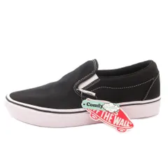 バンズ VANS タグ付き COMFY CUSH SLIP スニーカー シューズ ローカット 28 黒 ブラック VN0A3WMDVNE /FF ■GY18