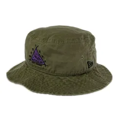 NEW ERA ニューエラ サファリハット sizeMEDIUM/LARGE/チャコール