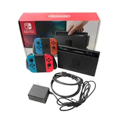 ♪4040 Nintendo Switch ネオンブルー ネオンレッド HAC-S-KABAA 本体 2017年製 中古 HAC-001 ニンテンドー スイッチ 任天堂