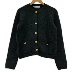 ZARA ザラ ニットカーディガン sizeEUR M/チャコールグレー