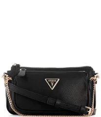 ゲス レディース バッグ ショルダーバッグ Guess Noelle Double Pouch Crossbody Bag Black ブラック