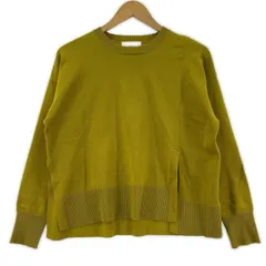 OPAQUE.CLIP オペーク ドット クリップ サイドスリットカットソー size36/Ｓ/ピスタチオグリーン