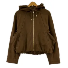 ZARA ザラ スェード ジップアップジャケット sizeEUR S/ブラウン