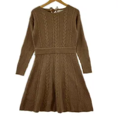 MISCH MASCH　ミッシュマッシュ タグ付き ベルト付き ニットワンピース sizeM/ブラウン系