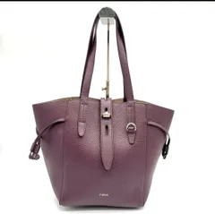 使用数回 現行● FURLA フルラ NET M ネット レザー トートバッグ ショルダーバッグ レディース ビジネスバッグ A4肩掛け可