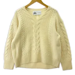 green label relaxing グリーンレーベルリラクシング ユナイテッドアローズ  ケーブルニット size表記なし/アイボリー