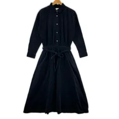 URBAN RESEARCH DOORS アーバンリサーチ ドアーズ コーデュロイ シャツワンピース sizeone/ネイビー