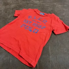 ラルフローレン RALPHLAUREN 半袖 Tシャツ カットソー キッズ 18M ベビー 赤 レッド ロゴプリント RLG POLO 綿100% コットン クルーネック カジュアル シンプル 定番 人気 ブランド 子供服 男の子 女の子 夏 トップス