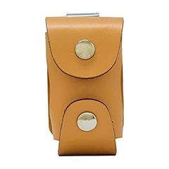 [Used - Very Good] Tabata Golf Ball Case Ball Pouch 2-Pack Genuine Leather Golf Round Accessories Genuine Leather Ball Holder Camel GV0884 CA