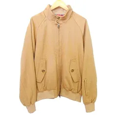 ソフネット SOPHNET. × BARACUTA 美品 25AW G9 CASHMERE カシミヤ ハリントン ジャケット ブルゾン 2 M相当 44 キャメル ベージュ A0209のサムネイル