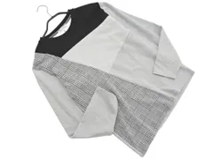 THE SHOP TK ザショップティーケー タケオキクチ 切替 カットソー sizeM/グレーｘ黒 ■◇ メンズ