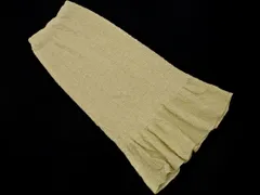 earth music&ecology アースミュージック＆エコロジー マーメイド スカート sizeF/黄 ■◇ レディース