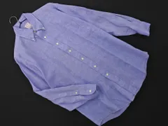 BROOKS BROTHERS ブルックスブラザーズ リネン100% ボタンダウン シャツ sizeM/ライトブルー ■◇ メンズのサムネイル