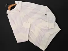 gelato pique ジェラートピケ ツイード ボーダー パーカー ルームウェア sizeONE/ラベンダー ■◇ レディース