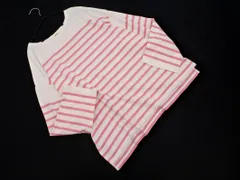 JOURNAL STANDARD relume ジャーナルスタンダードレリューム ボーダー カットソー sizeF/白ｘピンク ■◇ メンズ