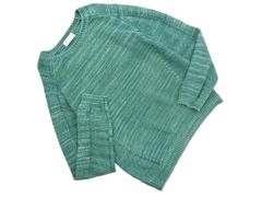 TRUSSARDI トラサルディ クルーネック ニット セーター size40/緑 ■◇ レディース