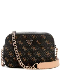 ゲス レディース バッグ Guess Noelle Crossbody Camera Bag Brown Logo ブラウン