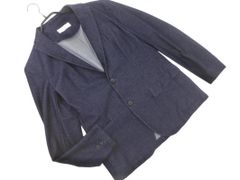 BEAUTY & YOUTH ビューティ&ユース ユナイテッドアローズ デニム調 テーラード ジャケット sizeS/紺 ■◇ メンズ