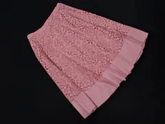 ef-de エフデ 総レース 花柄 Aライン 台形 スカート size9/ピンク ■◇ レディースのサムネイル
