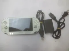  ゲーム PS Vita 本体 CUH-1000 ホワイト 動作品 充電器付き 中古品