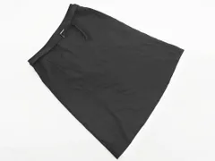 NATURAL BEAUTY BASIC ナチュラルビューティーベーシック ストライプ スカート sizeM/グレー ■◇ レディース