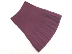 LOUNIE ルーニィ Aライン 台形 スカート size38/紫 ■◇ レディース
