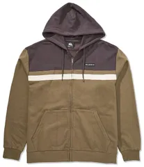 クイックシルバー メンズ アウター ジャケット・ブルゾン フリース パーカー Quiksilver Surf Long Sleeve Color Blocked Striped Fleece Hoodのサムネイル