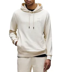 サイコバニー メンズ アウター パーカー・スウェット Psycho Bunny Kai Hoodie White Cap Gray ホワイトのサムネイル
