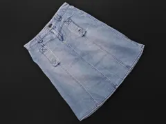 MARC JACOBS マークジェイコブス Aライン 台形 デニムスカート size27/青 ■■ レディース