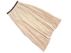 URBAN RESEARCH ROSSO アーバンリサーチロッソ ドット プリーツ スカート size36/ベージュ ■◇ レディース