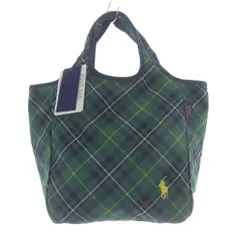 ポロ ラルフローレン POLO RALPH LAUREN 保冷・保温バック ハンドバッグ チェック 緑