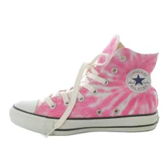 コンバース CONVERSE ALL STAR TYEDYE OC HI AS TD OC HI スニーカー ハイカット タイダイ柄 キャンバス US4 ピンク /YO25
