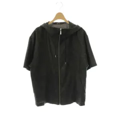 コムサデモードメン COMME CA DU MODE MEN ジップアップパーカー 半袖 1 黒 /HKのサムネイル