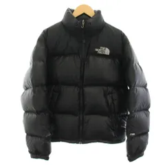 ザノースフェイス THE NORTH FACE ヌプシジャケット Nuptse Jacket ダウンジャケット アウター ロゴ刺繍 M 黒 ブラック ND01001 /YT
