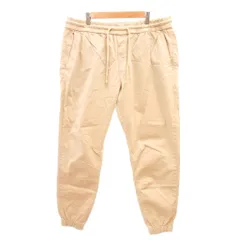 ザラ ZARA タグ付き ジョガーパンツ XL ベージュ ゴムウエスト ドローコード /YJ ■ECF001