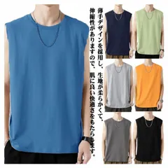 Tシャツ メンズ ノースリーブ タンクトップ スポーツインナー トップス 無地 かっこいい おしゃれ 筋トレ ジム トレーニング スポーツ ダンス衣装 大きいサイズ M L XL