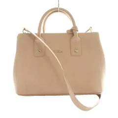 フルラ FURLA リンダ LINDA 2WAYバッグ ハンド ショルダー レザー ピンクベージュ /SS ■OS